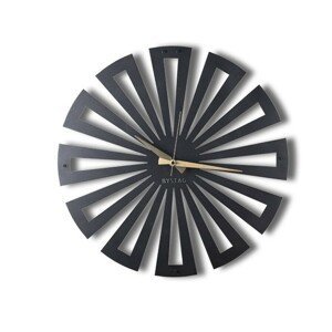 Wallity Dekorativní nástěnné hodiny Symmetry 50 cm černé
