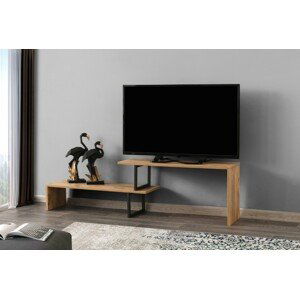 Kalune Design TV stolek OVIT 153 cm černá borovice