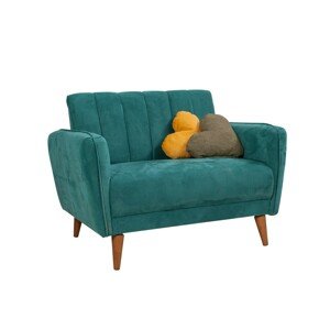 Hanah Home Dvoumístná pohovka Aqua Loveseat tyrkysová