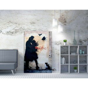 Wallity Obraz na plátně Last kiss WY04 50x70 cm