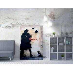 Wallity Obraz na plátně Last kiss WY04 70x100 cm