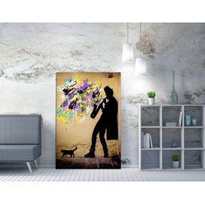 Wallity Obraz na plátně Jazz player WY40 70x100 cm