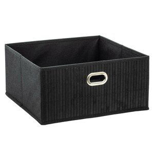 DekorStyle Úložný box Black Bamboo 31x15 cm