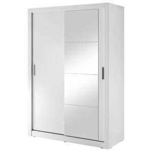 Lenart Šatní skříň s posuvnými dveřmi Arti 150 cm bílá