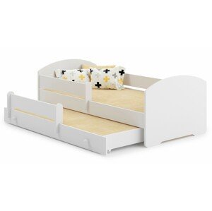 Hector Rozkládací dětská postel Leo 160x80 bílá