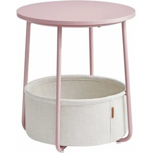 SONGMICS Odkládací stolek Owhi růžový
