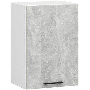Ak furniture Kuchyňská závěsná skříňka Olivie W 50 cm bílá/beton