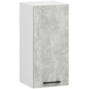 Ak furniture Kuchyňská závěsná skříňka Olivie W 30 cm bílá/beton