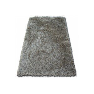 Dywany Lusczow Kusový koberec LOVE SHAGGY světle hnědý, velikost 80x150