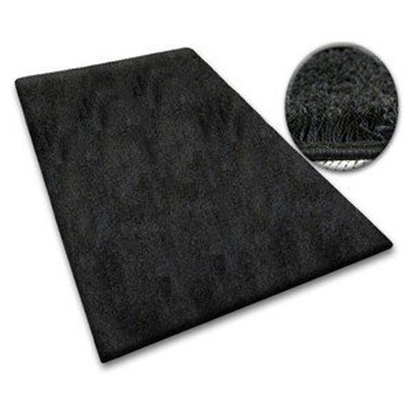 Dywany Lusczow Kusový koberec SHAGGY Izebelie 5cm černý, velikost 250x350