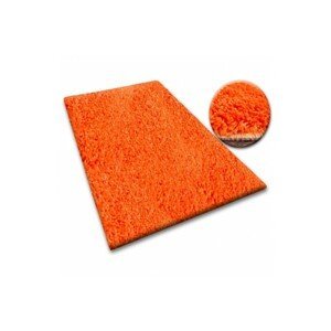Dywany Lusczow Kusový koberec SHAGGY Izebelie 5cm oranžový, velikost 150x300