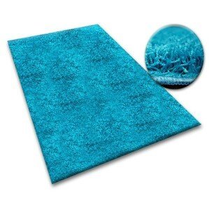 Dywany Lusczow Kusový koberec SHAGGY Izebelie 5cm tyrkysový, velikost 100x150