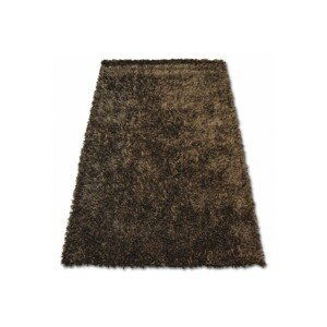 Dywany Lusczow Kusový koberec SHAGGY LILOU hnědý, velikost 130x190
