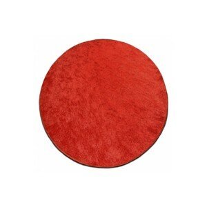 Dywany Lusczow Kulatý koberec SERENADE Graib červený, velikost kruh 133