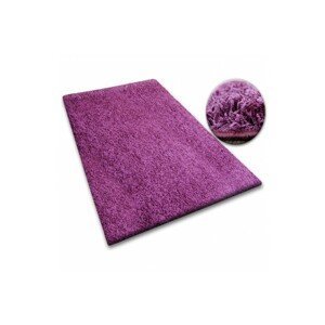 Dywany Lusczow Kusový koberec SHAGGY Izebelie 5cm fialový, velikost 150x200