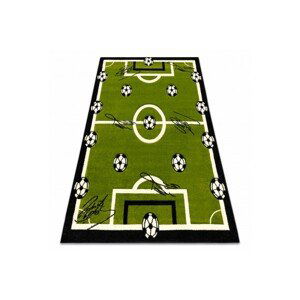3kraft Dětský koberec Pilly Football zelený, velikost 100x200