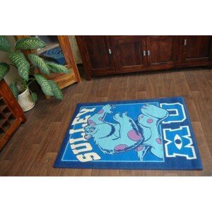 3kraft Dětský koberec DISNEY James P. Sullivan modrý, velikost 95x133