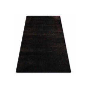 3kraft Kusový koberec SHAGGY NARIN černo-červený, velikost 160x220