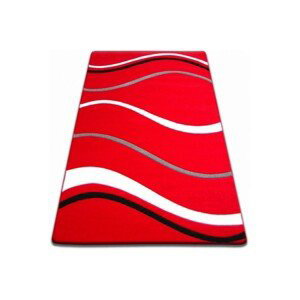 3kraft Kusový koberec FOCUS - 8732 mořské vlny / červený, velikost 240x330