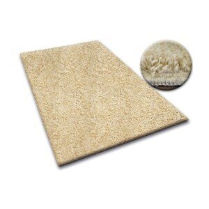Dywany Lusczow Kusový koberec SHAGGY Izebelie 5cm česnekový, velikost 400x450