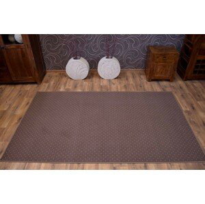 Dywany Lusczow Kusový koberec AKTUA Mateio hnědý, velikost 150x400