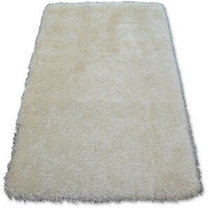Dywany Lusczow Kusový koberec LOVE SHAGGY krémový, velikost 60x110