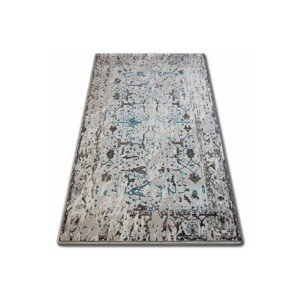 3kraft Kusový koberec AKRYLOVÝ TALAS 0309 Bílý/Modrý, velikost 160x230