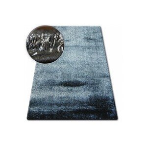 3kraft Kusový koberec SHAGGY VERONA LEE černý /stříbrný, velikost 80x150