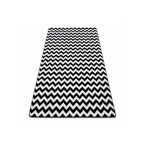 3kraft Kusový koberec SKETCH ALEX bílý/ černý - cikcak, velikost 180x270