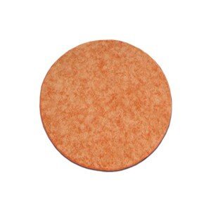 Dywany Lusczow Kulatý koberec SERENADE Graib oranžový, velikost kruh 133