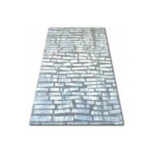 Dywany Lusczow Kusový koberec AKRYLOVÝ PATARA 0244 Krémový/Tyrkysový, velikost 80x150