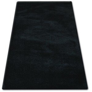 3kraft Kusový koberec SHAGGY MICRO černý