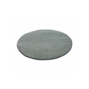 Dywany Lusczow Kulatý koberec SHAGGY MICRO zelený, velikost kruh 80