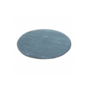 Dywany Lusczow Kulatý koberec SHAGGY MICRO šedý, velikost kruh 80
