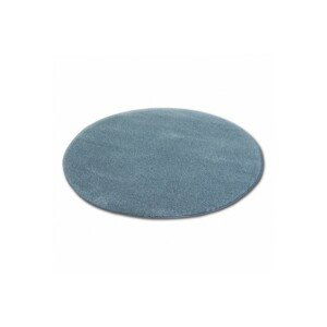 Dywany Lusczow Kulatý koberec SHAGGY MICRO šedý, velikost kruh 120