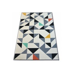 3kraft Kusový koberec SCANDI 18214/763 - trojúhelníky, velikost 120x170