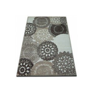 Dywany Lusczow Kusový koberec ACRYLOVY YAZZ 7666 tmavě béžový / světle béžový, velikost 200x290