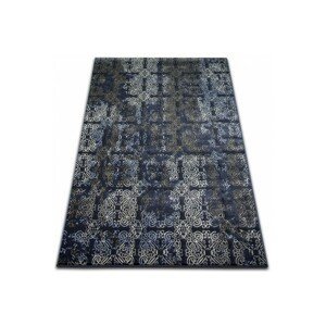Dywany Lusczow Kusový koberec DROP JASMINE 453 tmavě modrý, velikost 133x190
