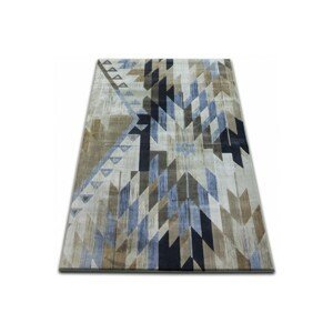 Dywany Lusczow Kusový koberec DROP JASMINE 758 světle modrý / kouřový, velikost 133x190