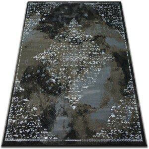 Dywany Lusczow Kusový koberec VOGUE 478 černý / hnědý, velikost 200x290