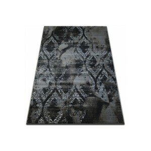 Dywany Lusczow Kusový koberec VOGUE 093 černý / hnědý, velikost 133x190
