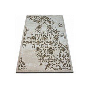 3kraft Kusový koberec BEYAZIT Zyky bílo-hnědý, velikost 120x180
