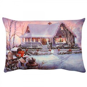 Hanah Home Vánoční dekorační polštář STARLIT 33x48 cm vícebarevný