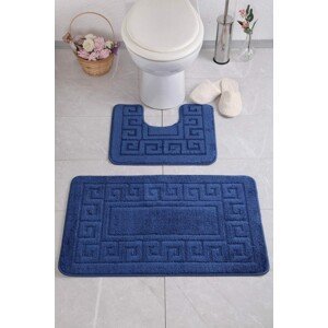 L'essentiel Koupelnová sada koberečků ETHY tmavě modrá