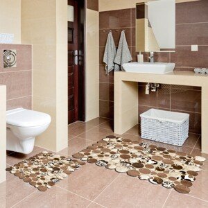 L'essentiel Koupelnová sada koberečků PATCH hnědá
