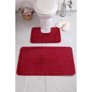 L'essentiel Koupelnová sada koberečků ETHY červená