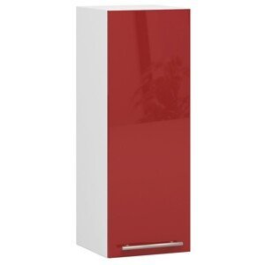Ak furniture Závěsná kuchyňská skříňka Olivie W 30 cm bílo-červená