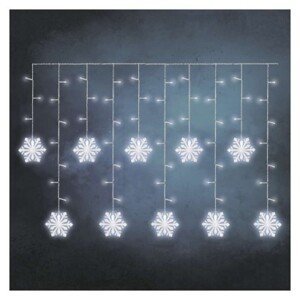 EMOS LED vánoční závěs Heter 135 x 50 cm studená bílá