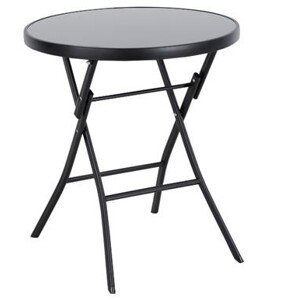 Kontrast Skládací stolek Oasa 60 cm černý