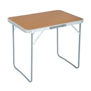 Ak furniture Kempingový stolek ARES 70x50 cm hnědý